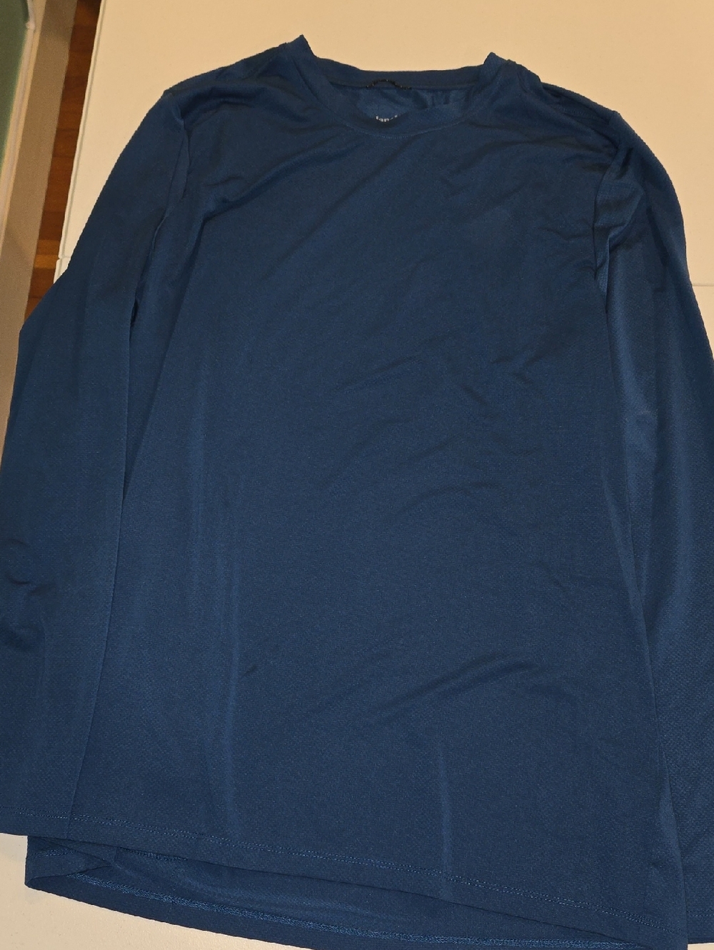 Avalanche Men's Long Sleeve Crew - Deep Navy Blue
